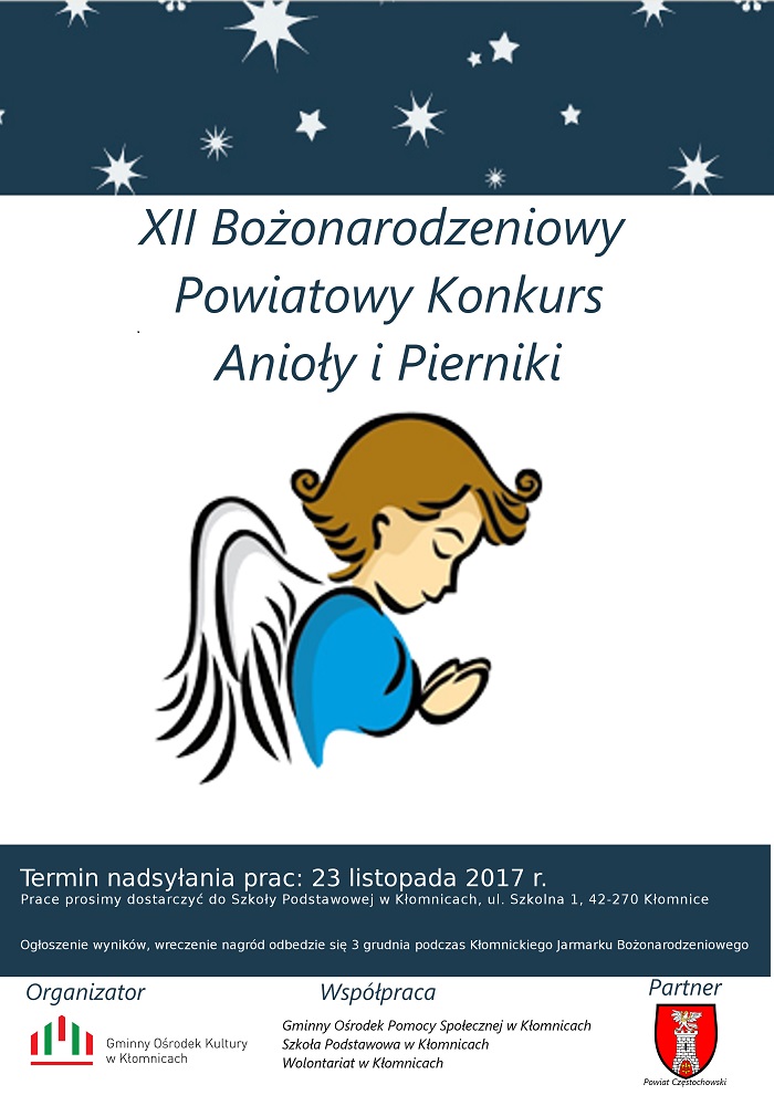 XII Bożonarodzeniowy Powiatowy Konkurs Anioły i Pierniki