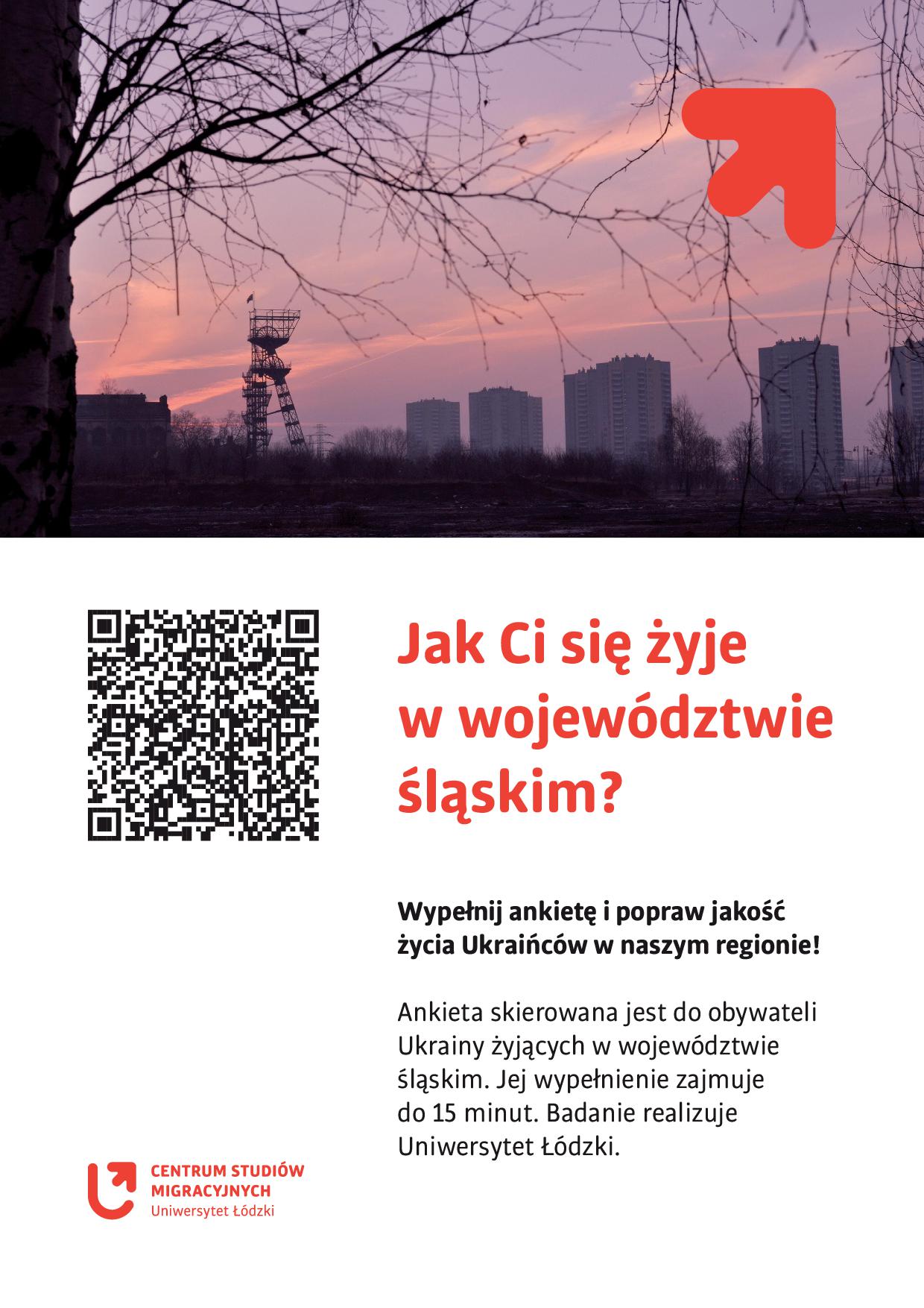 Ankieta Jak Ci się żyje w woj. śląskim skierowana do obywateli Ukrainy