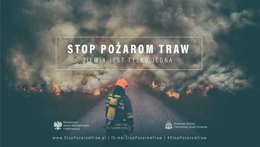 Ruszyła kampania „Stop Pożarom Traw”!