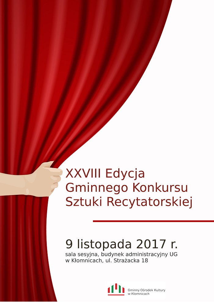 XXVIII Gminny Konkurs Sztuki Recytatorskiej