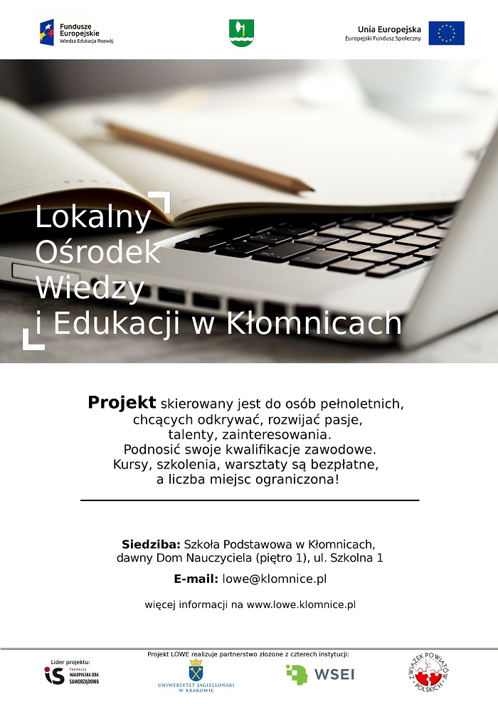 Lokalny Ośrodek Wiedzy i Edukacji w Kłomnicach