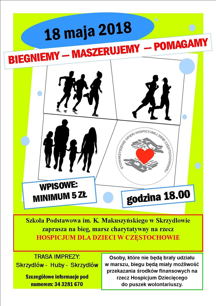 Biegamy, maszerujemy, pomagamy!