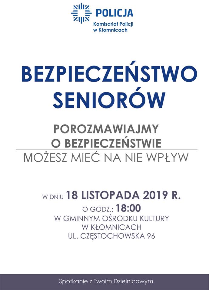 Bezpieczeństwo Seniorów