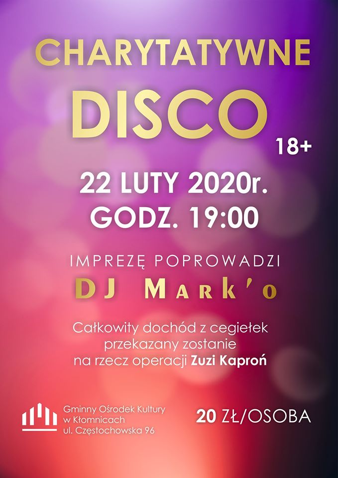 CHARYTATYWNE DISCO 18+