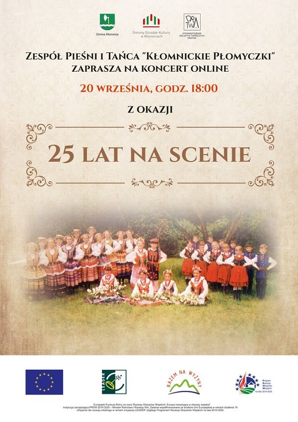 Kłomnickie Płomyczki - 25 lat na scenie - koncert online