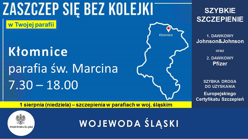 Punkt szczepień w Kłomnicach 