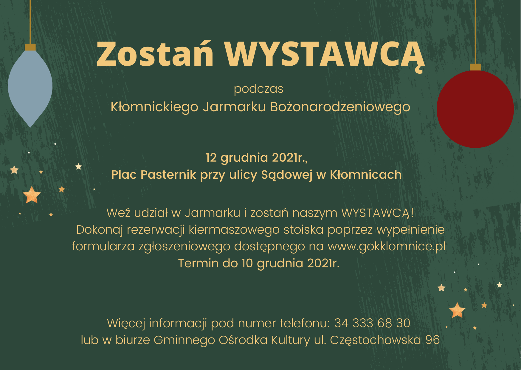 Zostań WYSTAWCĄ