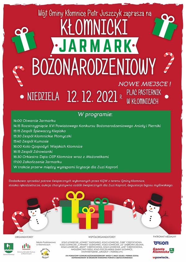 Kłomnicki Jarmark Bożonarodzeniowy