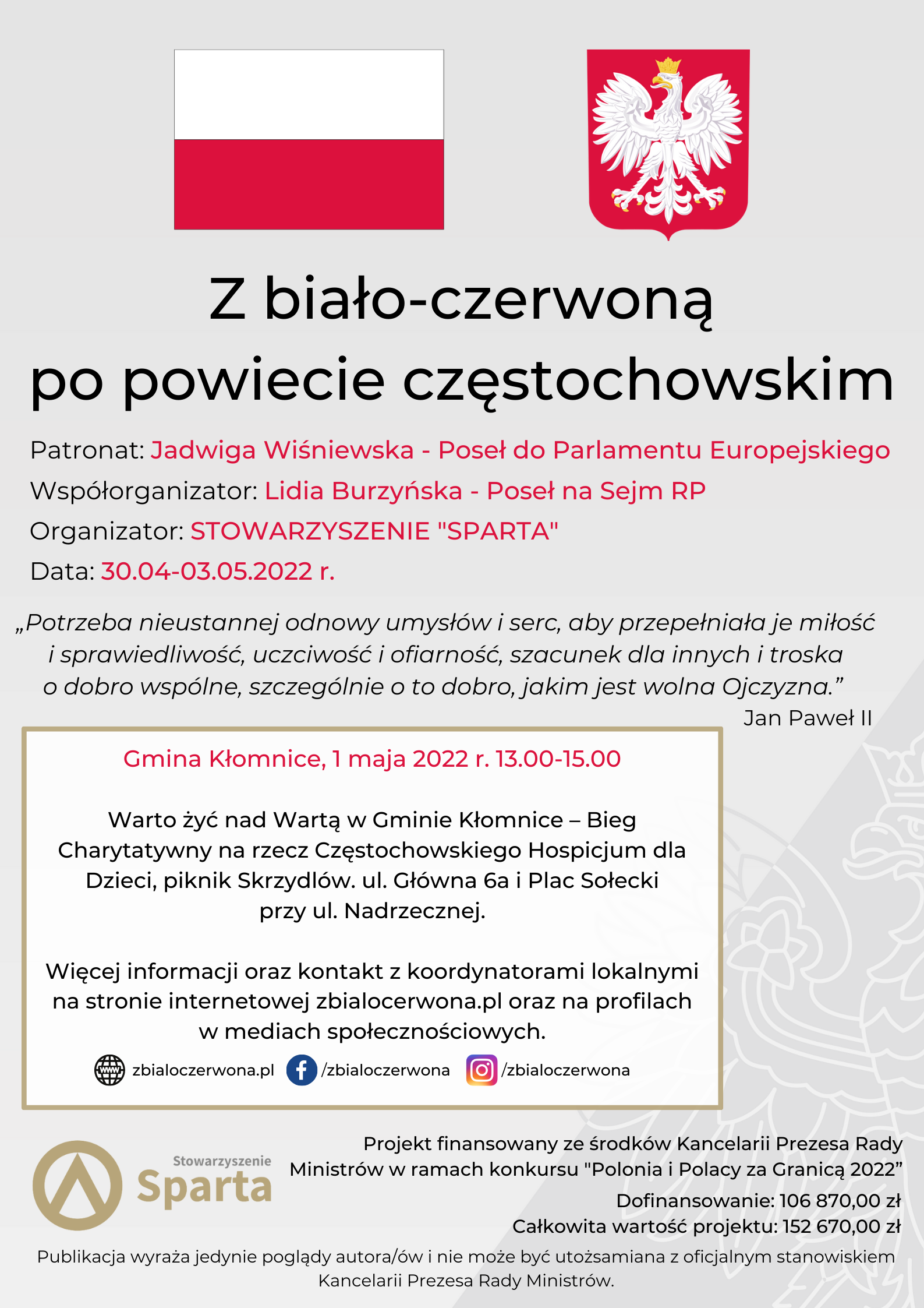 Z biało-czerwoną po powiecie częstochowskim