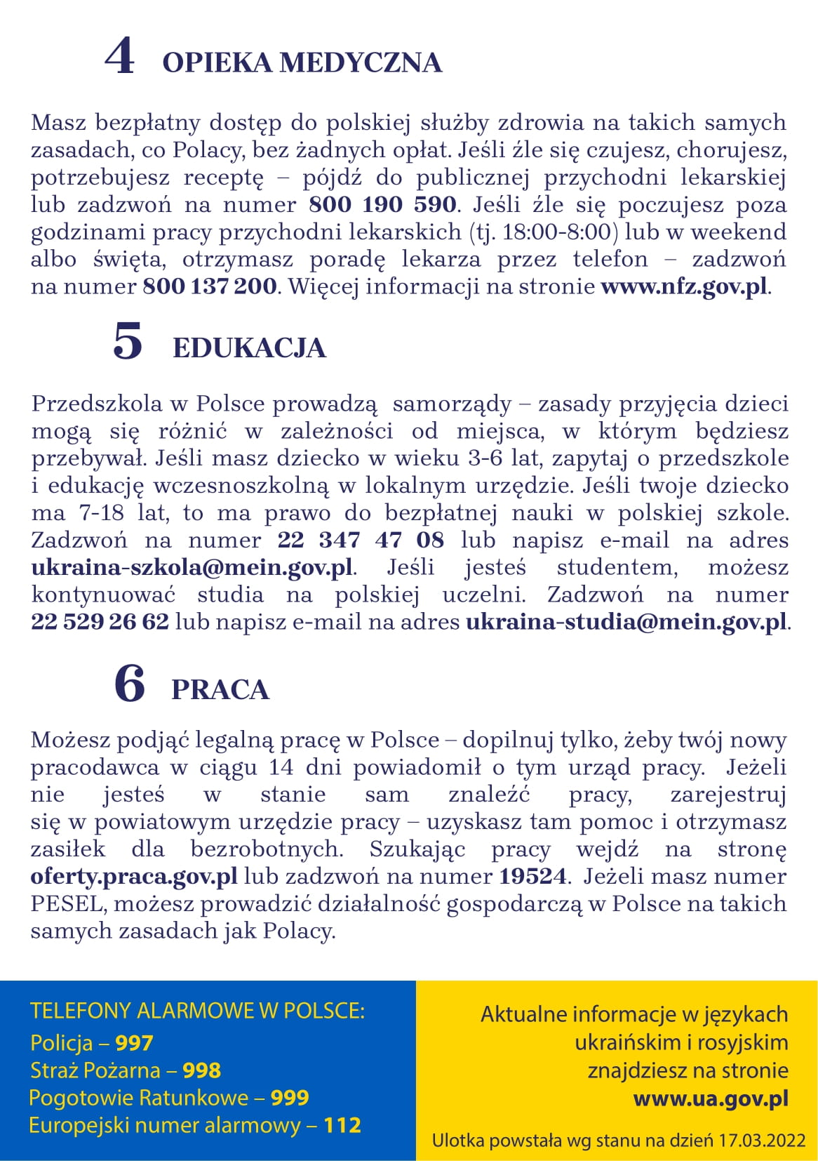 Ulotka informacyjna PL 17.03 2