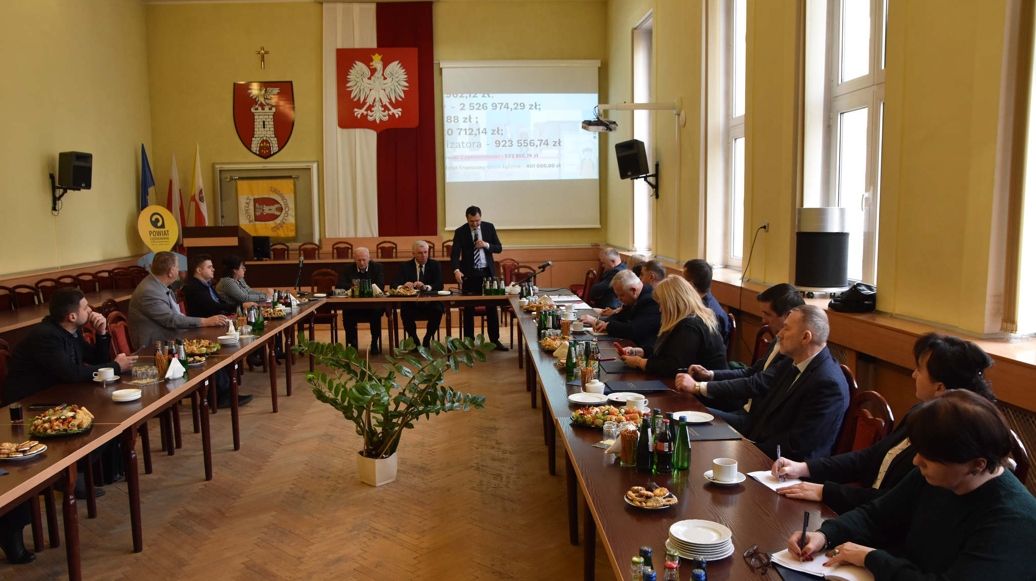 Spotkanie w sprawie przyszłości komunikacji publicznej w powiecie częstochowskim