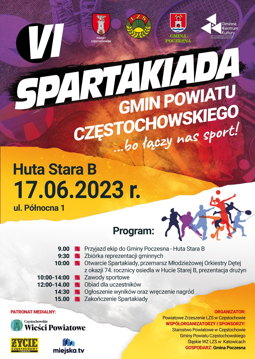 NA GOTOWO A3 plakat spartakiada