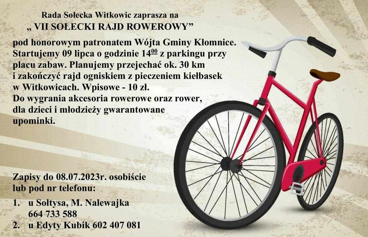 VII Sołecki Rajd Rowerowy