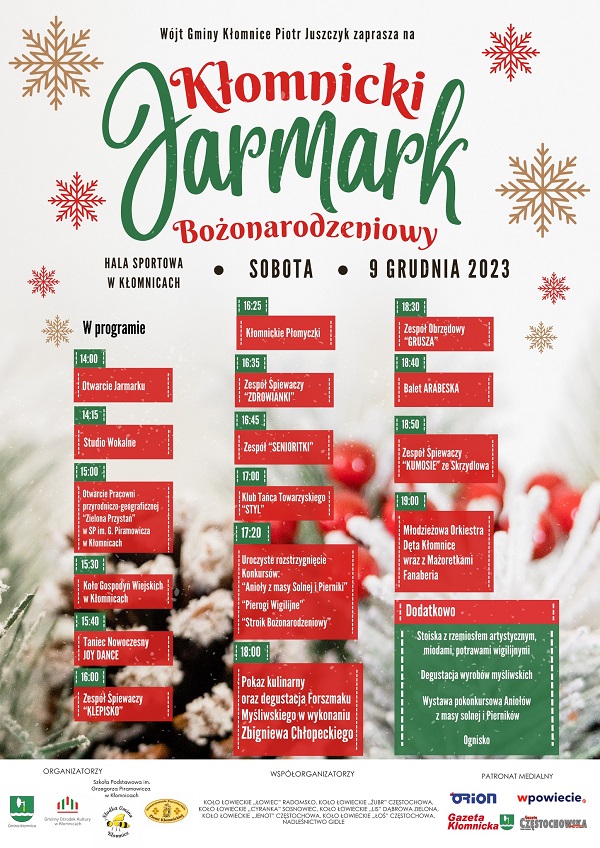 Kłomnicki Jarmark Bożonarodzeniowy 