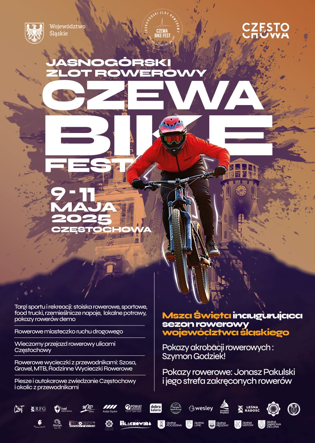 Jasnogórski Zlot Rowerowy Czewa Bike Fest 9-11 maja