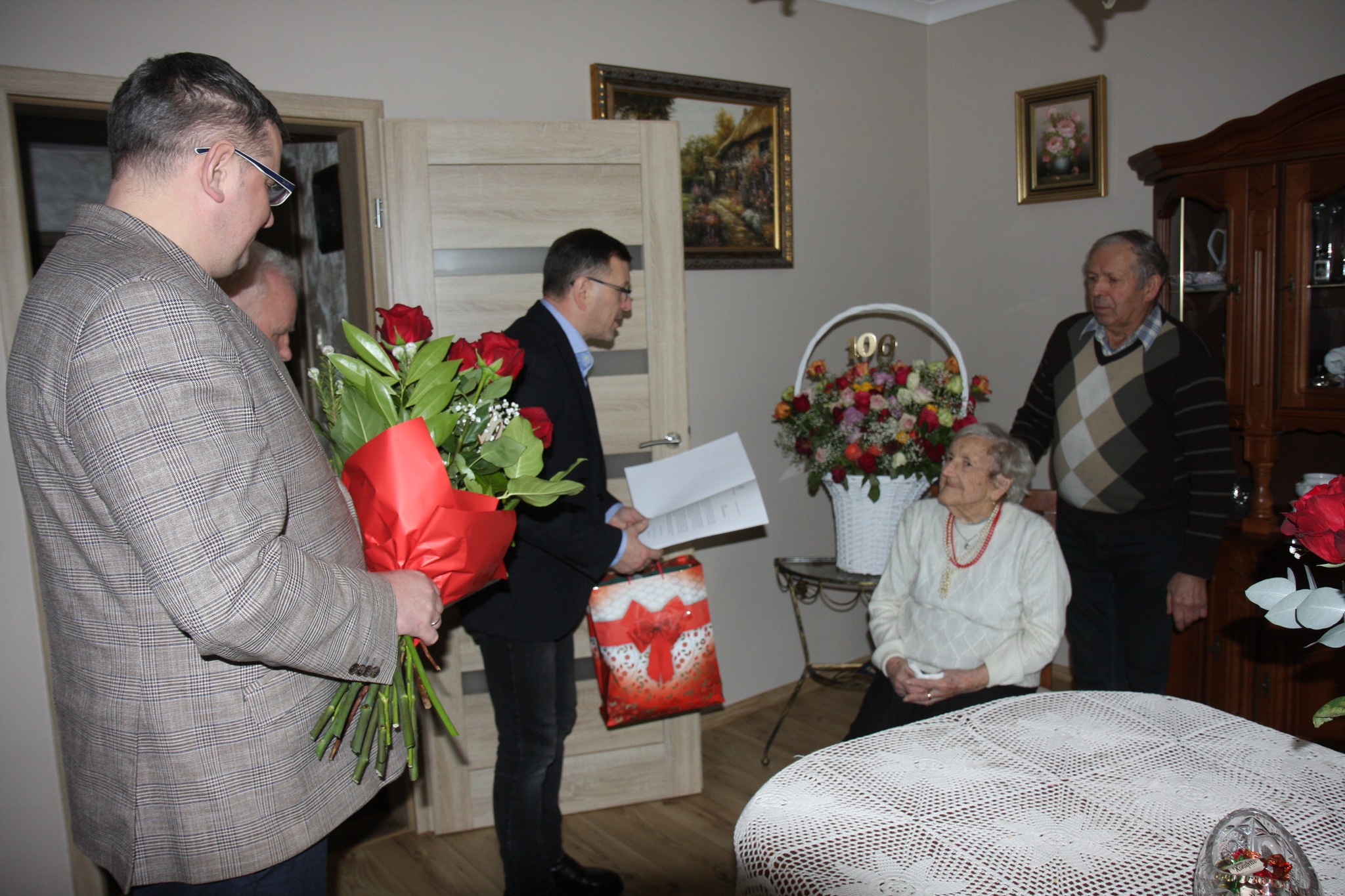 Setne urodziny mieszkanki Rzerzęczyc