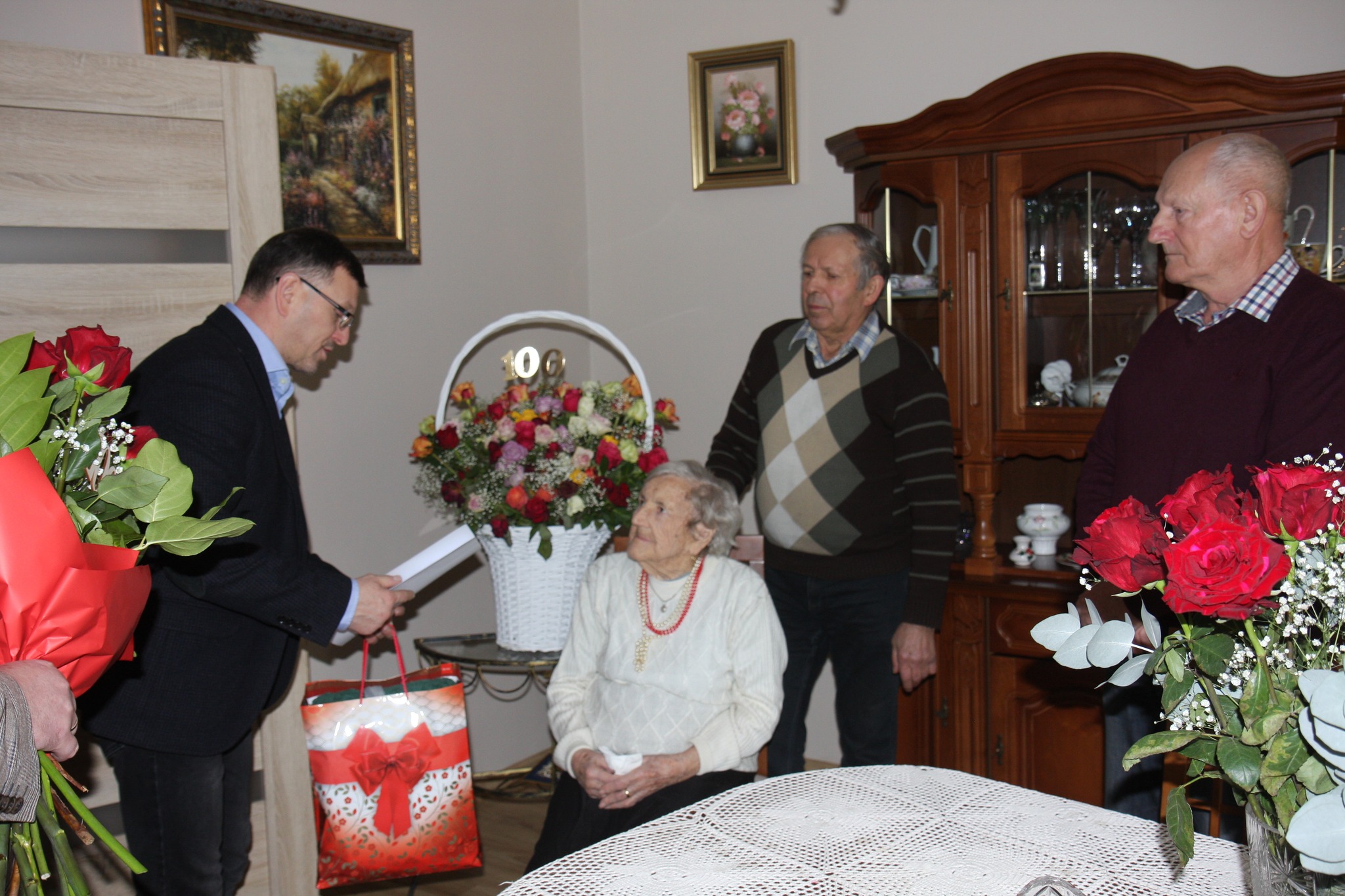 Setne urodziny mieszkanki Rzerzęczyc